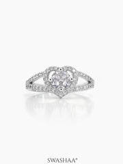 Loven Heart Solitaire Ring