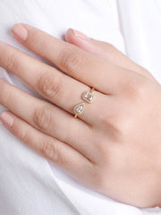 Lurella Solitaire 18K Gold Plated Women's Ring
