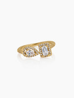 Lurella Solitaire 18K Gold Plated Women's Ring