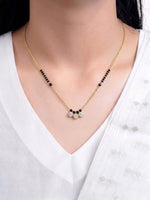 Mahika Trio Diamond 18K Gold Plated Mangalsutra