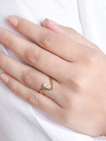 Margot Solitaire 18K Gold Plated Women's Ring