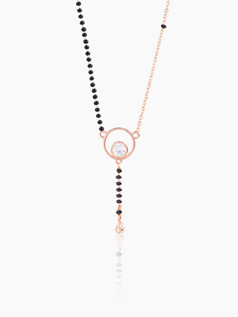 Marissa Rosegold Plated Mangalsutra