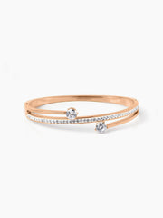 Marka Rosegold Plated Solitaire Bracelet
