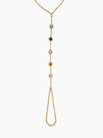 Marlo Multi Diamond 18K Gold Plated Ring Bracelet