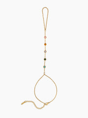 Marlo Multi Diamond 18K Gold Plated Ring Bracelet