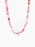 Maya Rose Pink Women's Beaded Necklace