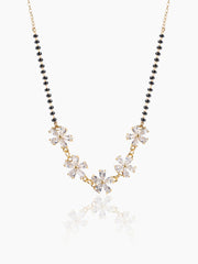 Meher Flower Diamond 18K Gold Plated Mangalsutra