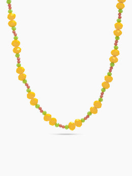 Melon Yellow Women's Beaded Necklace