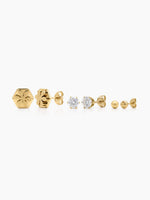 Merlina Floral 18K Gold Plated Women's Earring Set