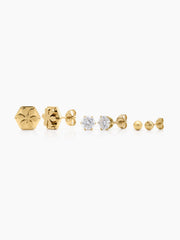 Merlina Floral 18K Gold Plated Women's Earring Set