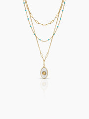 Mirava Pearl Layered Necklace