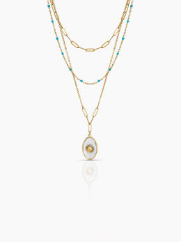 Mirava Pearl Layered Necklace