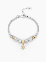 Monvera Charm Silver - 18K Gold Plated Women's Bracelet
