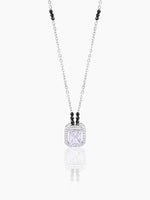 Nayaa Solitaire Silver Mangalsutra