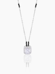 Nayaa Solitaire Silver Mangalsutra