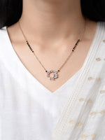 Neer Rosegold Plated Mangalsutra