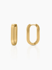 Nerra 18K Gold Plated Women's Hoop Earrings