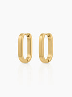 Nerra 18K Gold Plated Women's Hoop Earrings