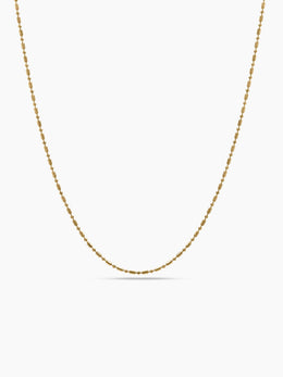 Neruva Beaded 18K Gold Plated Women's Chain