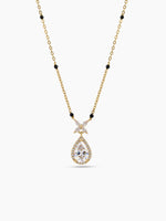 Niva Floral Pear 18K Gold Plated Mangalsutra