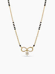 Niyati Infinity Star Diamond 18K Gold Plated Mangalsutra