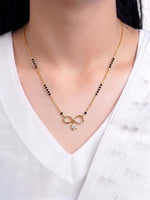 Niyati Infinity Star Diamond 18K Gold Plated Mangalsutra