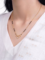 Niyati Infinity Star Diamond 18K Gold Plated Mangalsutra