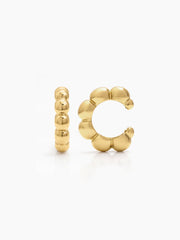 Odessa Beaded 18K Gold Plated Ear Cuffs