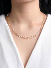 Rain Pearl 18K Gold Plated Necklace