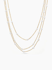 Rain Pearl 18K Gold Plated Necklace