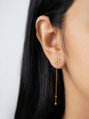 Ravina Blossom Drop Earrings
