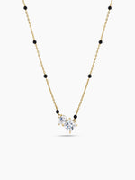 Renuka Pear Diamond 18K Gold Plated Mangalsutra