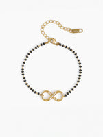 Riyana Infinity 18K Gold Plated Mangalsutra Bracelet