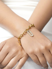 Roha Link 18K Gold Plated Bracelet