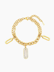 Roha Link 18K Gold Plated Bracelet