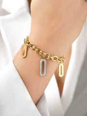 Roha Link 18K Gold Plated Bracelet