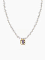 Rosaline Pearl 18K Gold Plated Necklace