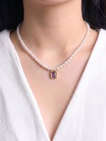 Rosaline Pearl 18K Gold Plated Necklace
