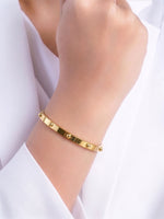 Rosina Orb 18K Gold Plated Band Bracelet