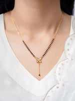 Samaira Butterfly Drop 18K Gold Plated Mangalsutra