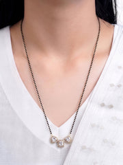 Sana Solitaire 18K Gold Plated Mangalsutra