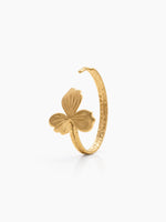 Sancia Floral 18K Gold Plated Cuff Bracelet