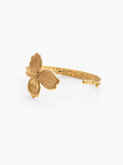 Sancia Floral 18K Gold Plated Cuff Bracelet