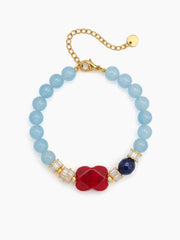 Selo Sky Blue Women's Beaded Bracelet