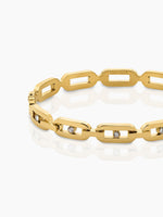 Seraphina Diamond 18K Gold Plated Link Bracelet