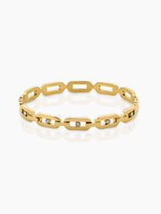 Seraphina Diamond 18K Gold Plated Link Bracelet