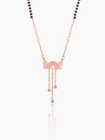 Shreya Rosegold Plated Mangalsutra
