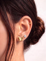 Sloan Butterfly 18K Gold Plated Women's Earring Set