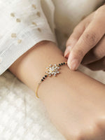 Tara 14K Gold Plated Mangalsutra Bracelet