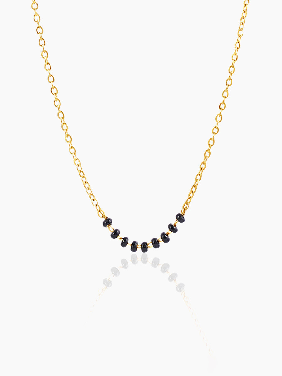 Tushita 18K Gold Plated Mangalsutra